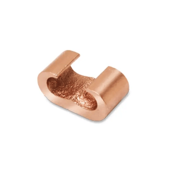 Bahra C-Type Copper Crimp Connector for 25–120 mm² Grounding Conductors