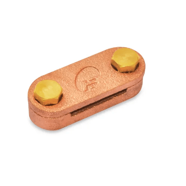 Bahra Copper Tape Clip – 25x3 mm for Grounding Installations