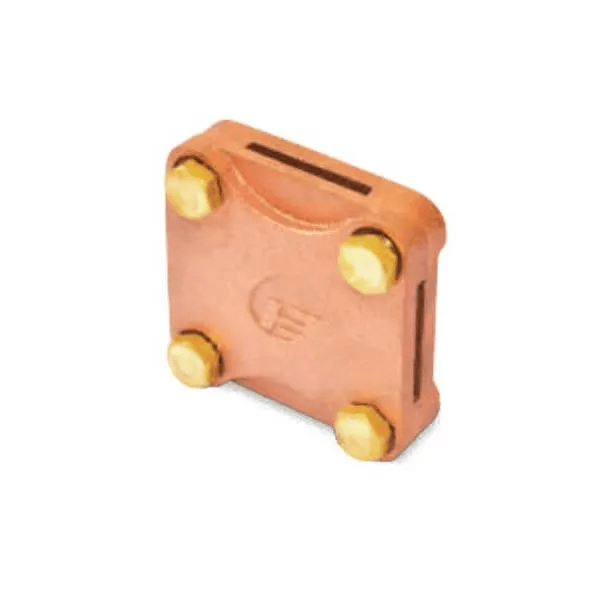 Bahra Square Tape Clamp – 25x3 mm for Grounding and Lightning Protection