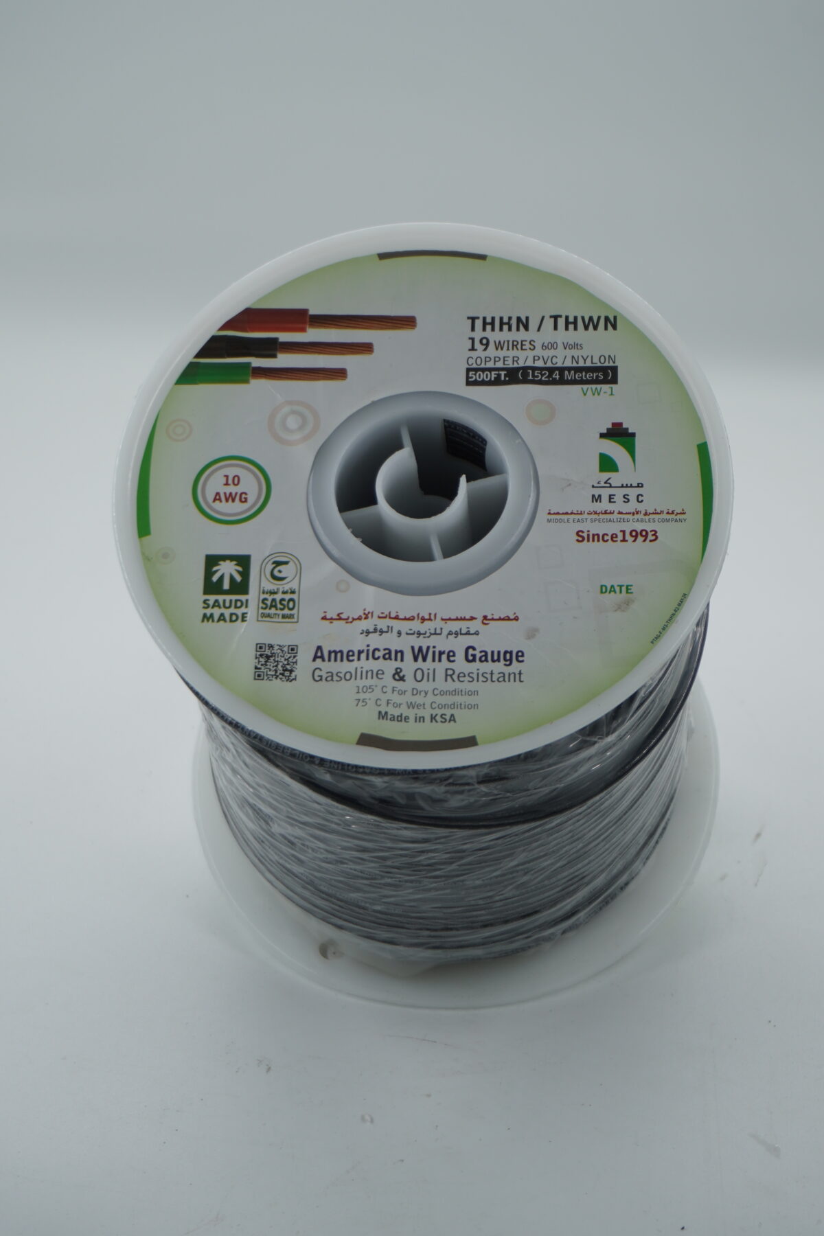 MESC 10AWG Copper Electrical Wire with THHN Insulation